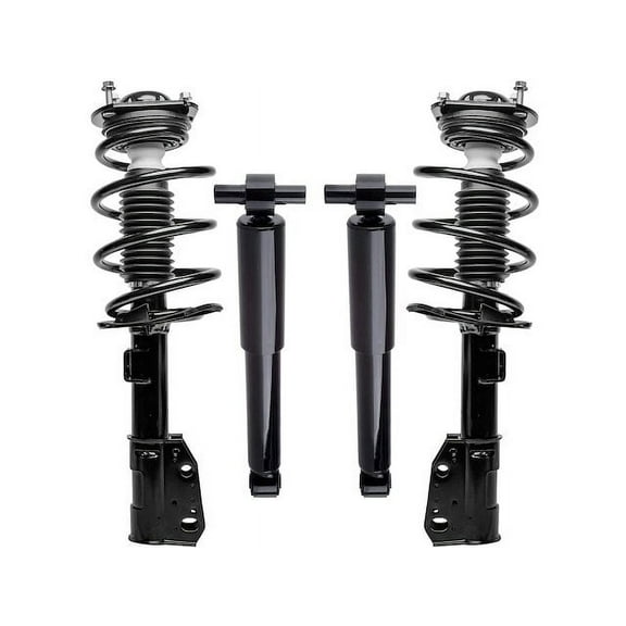 Front and Rear Suspension Strut and Shock Absorber Assembly Kit - Compatible with 2008 - 2016 Buick Enclave 2009 2010 2011 2012 2013 2014 2015