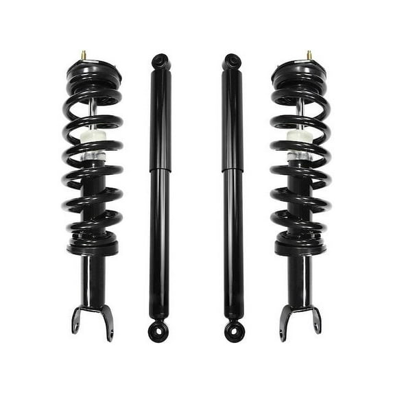 Front and Rear Suspension Strut and Shock Absorber Assembly Kit - Compatible with 2009 - 2010 Dodge Ram 1500