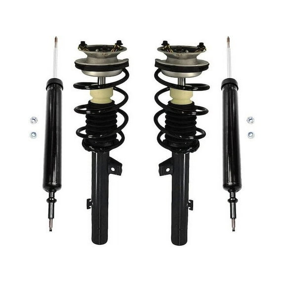 Front and Rear Suspension Strut and Shock Absorber Assembly Kit - Compatible with 2009 - 2011 BMW 335d Base 2010