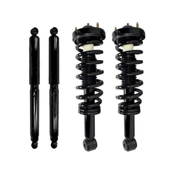 Front and Rear Suspension Strut and Shock Absorber Assembly Kit - Compatible with 2009 - 2013 Ford F-150 2010 2011 2012
