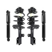 Front and Rear Suspension Strut and Shock Absorber Assembly Kit - Compatible with 2010 - 2013 Kia Forte Koup 2011 2012