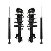 Front and Rear Suspension Strut and Shock Absorber Assembly Kit - Compatible with 2010 - 2013 Mazda 3 2011 2012