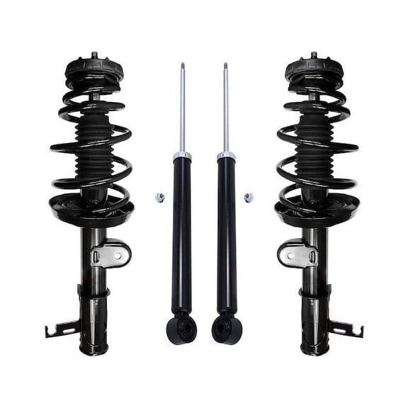 Front and Rear Suspension Strut and Shock Absorber Assembly Kit - Compatible with 2011 - 2012 Chevy Cruze