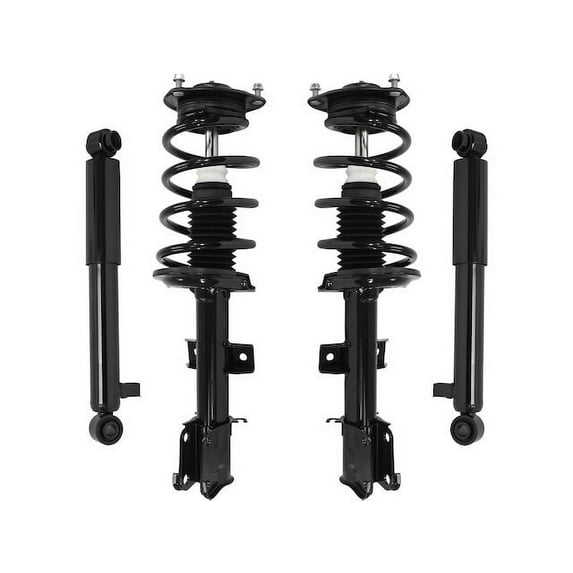 Front and Rear Suspension Strut and Shock Absorber Assembly Kit - Compatible with 2011 - 2013 Kia Sorento 2012