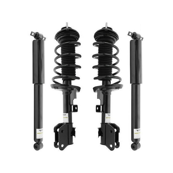 Front and Rear Suspension Strut and Shock Absorber Assembly Kit - Compatible with 2011 - 2017 Honda Odyssey 2012 2013 2014 2015 2016