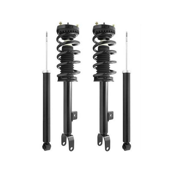 Front and Rear Suspension Strut and Shock Absorber Assembly Kit - Compatible with 2011 Dodge Challenger R/T RWD