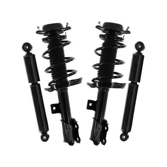 Front and Rear Suspension Strut and Shock Absorber Assembly Kit - Compatible with 2013 - 2017 Hyundai Veloster 2014 2015 2016