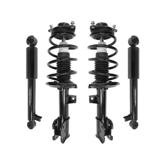 Front and Rear Suspension Strut and Shock Absorber Assembly Kit - Compatible with 2014 - 2015 Kia Sorento FWD