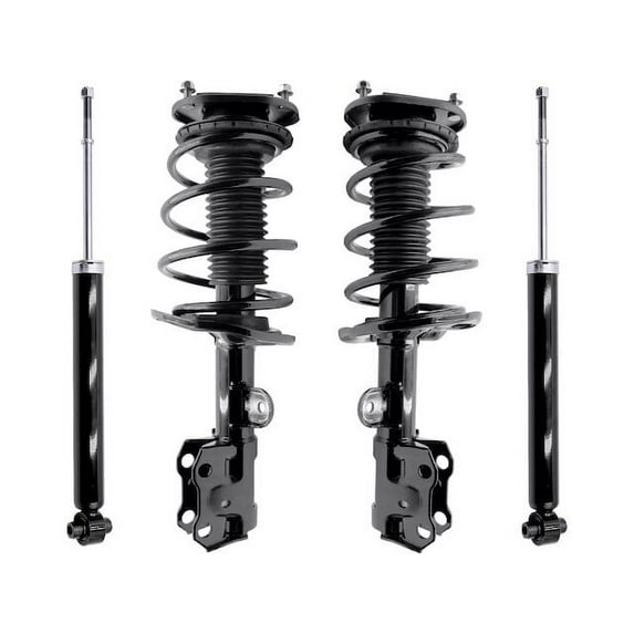Front and Rear Suspension Strut and Shock Absorber Assembly Kit - Compatible with 2014 - 2017 CT200h 2015 2016