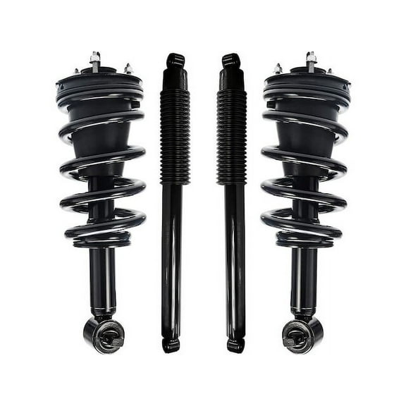 Front and Rear Suspension Strut and Shock Absorber Assembly Kit - Compatible with 2014 - 2018 GMC Sierra 1500 2015 2016 2017