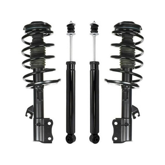 Front and Rear Suspension Strut and Shock Absorber Assembly Kit - Compatible with 2014 - 2019 Nissan Sentra 2015 2016 2017 2018