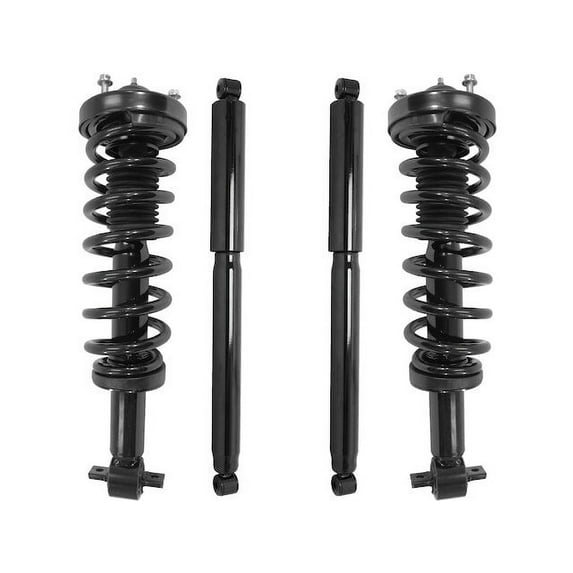 Front and Rear Suspension Strut and Shock Absorber Assembly Kit - Compatible with 2015 - 2020 Ford F-150 RWD Standard Cab Pickup 2016 2017 2018 2019