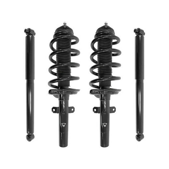 Front and Rear Suspension Strut and Shock Absorber Assembly Kit - Compatible with 2015 - 2020 Ford Transit-350 2016 2017 2018 2019