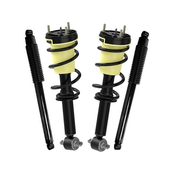 Front and Rear Suspension Strut and Shock Absorber Assembly Kit - Compatible with 2019 - 2022 Chevy Silverado 1500 2020 2021
