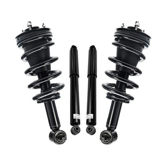 Front and Rear Suspension Strut and Shock Absorber Assembly Kit - Compatible with 2019 Chevy Silverado 1500 LD