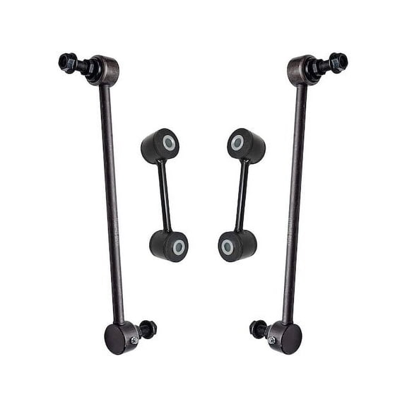 Front and Rear Sway Bar Link Kit - Compatible with 1996 - 2007 Chrysler Town & Country 1997 1998 1999 2000 2001 2002 2003 2004 2005 2006