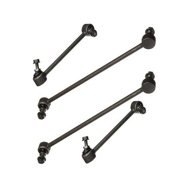 Detroit Axle Front & Rear Struts With Sway Bars For 2006-2014 Honda Ridgeline – Complete Kit With Coil Springs