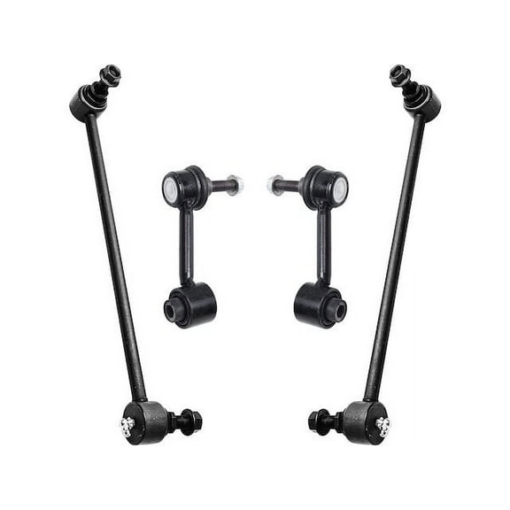 Front and Rear Sway Bar Link Kit - Compatible with 2009 - 2017 Volkswagen CC 2010 2011 2012 2013 2014 2015 2016