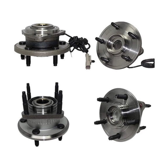 Front and Rear Wheel Hub Assembly Set - Compatible with 2006 - 2010 Jeep Commander 2007 2008 2009