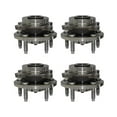 thumbnail image 1 of Front and Rear Wheel Hub Assembly Set - Compatible with 2009 - 2018 Ford Flex 2010 2011 2012 2013 2014 2015 2016 2017, 1 of 2