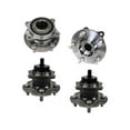 thumbnail image 1 of Front and Rear Wheel Hub Assembly Set - Compatible with 2011 - 2016 Scion tC Base 2012 2013 2014 2015, 1 of 2