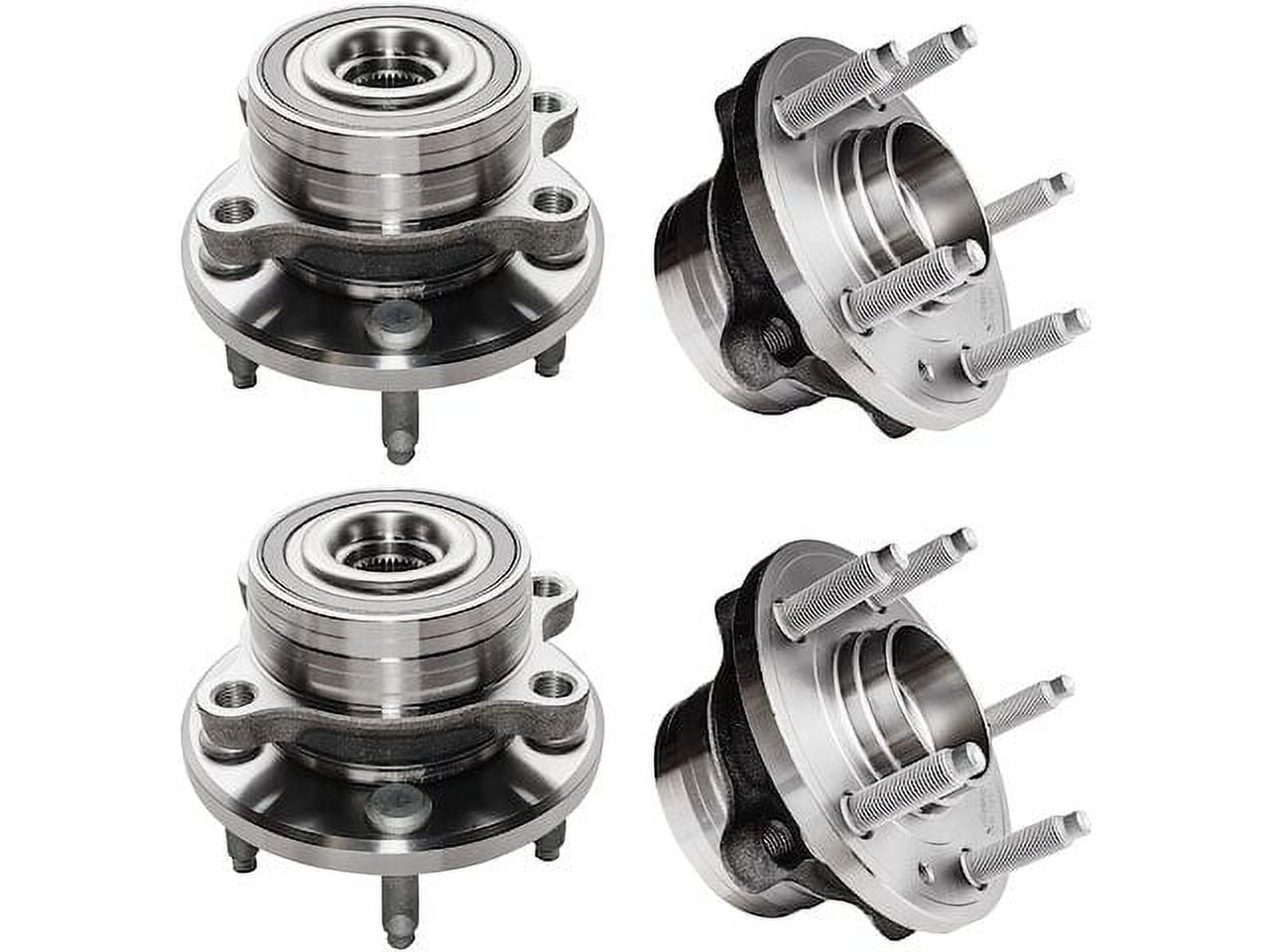 Front and Rear Wheel Hub Assembly Set - Compatible with 2011 - 2018 ...