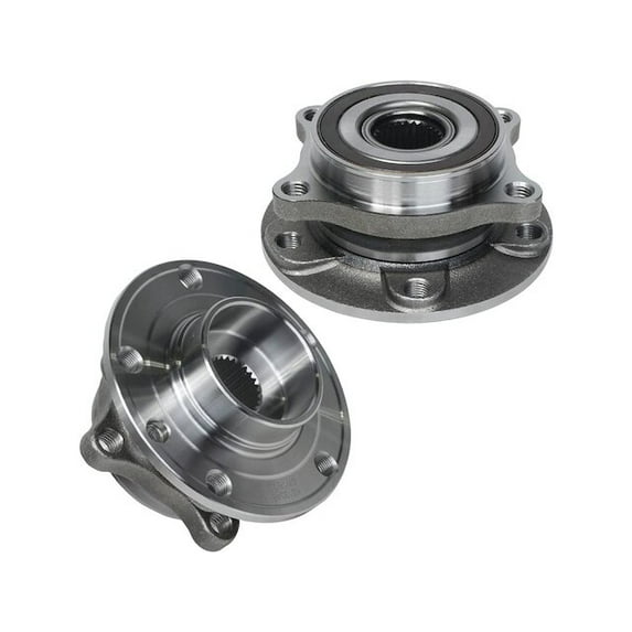 Front and Rear Wheel Hub Assembly Set - Compatible with 2013 - 2016 Dodge Dart 2014 2015