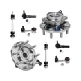 thumbnail image 1 of Front and Rear Wheel Hub Sway Bar Link Tie Rod Kit - Compatible with 2007 - 2010 Chevy Silverado 3500 HD 2008 2009, 1 of 2