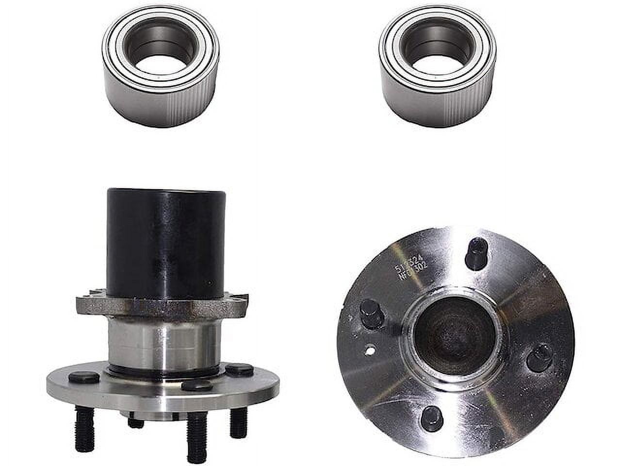 2 Rear Wheel Hub Bearings - For 2006-2011 Hyundai Accent & Kia Rio (Non-ABS Models) 12 thumbnail image
