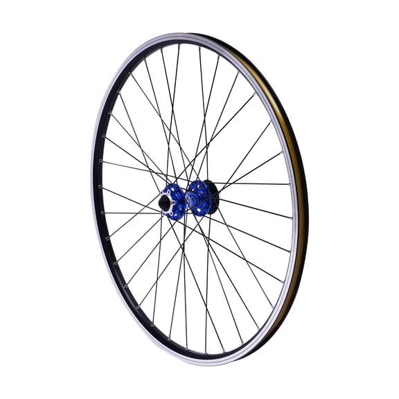 Front and Rear Wheelset, Aluminum Alloy with Blue Hub, 441lbs Load Capacity, Easy Installation and Detachable for Maintenance