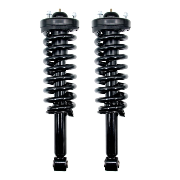 Front and Spring Assembly Pair - Complete Suspension Replacement Unit-Front Struts w/ Coil Spring Assembly