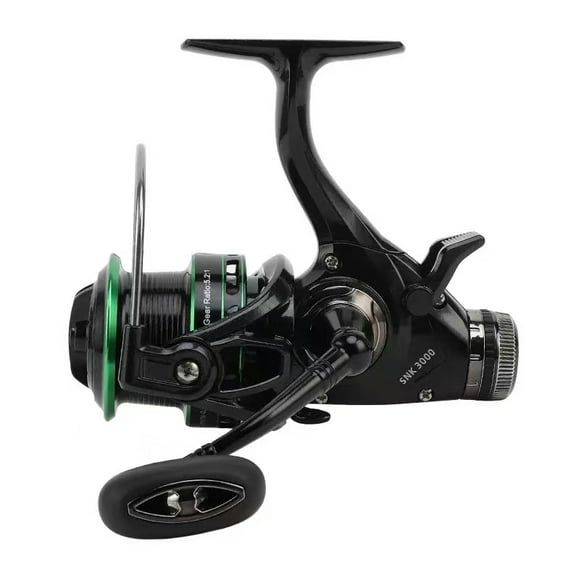 Front and rear brake dual release Speed ratio5.2:1 Fishing Reel spinning wheel