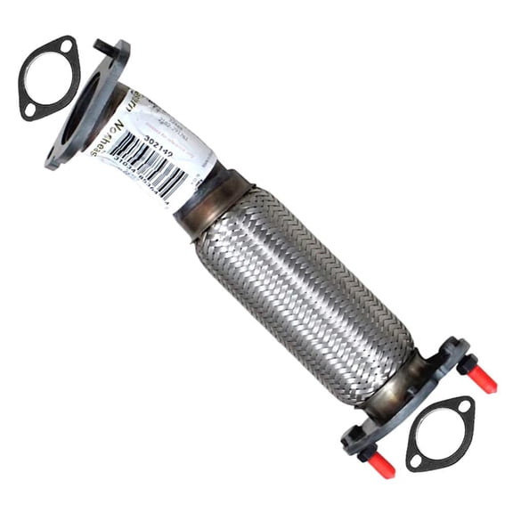 Stainless Steel Exhaust Front Flex Pipe Fits 2005-2009 Ford Focus 2.0L and 2003-2004 Ford Focus 2.3L Manual Transmission - Direct Fit