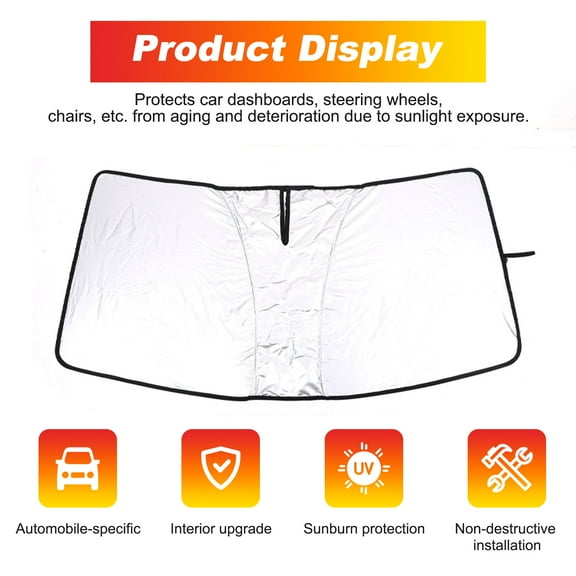 Front glass sunshade for Hyundai Palisade Windshield Sunshade Sun Visor UV Blocker Privacy Protector Custom Sun Protection Heat Shield Keep your car cool Lightweight and Portable