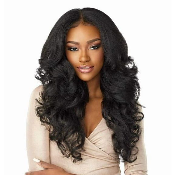 Front lace wavy wig, classic hair net, fashionable, sexy and easy to maintain