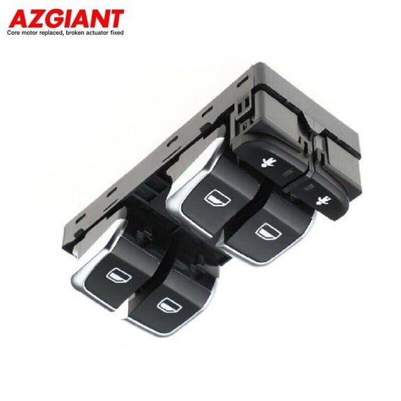 Front left driver's side window switch suitable for 2011-2015 for Audi A6 S6 C7 with chrome plating-