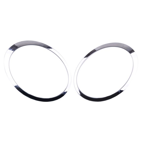 Front left + right decorative ring headlights rings chrome for Mini cooper 2007-2015-