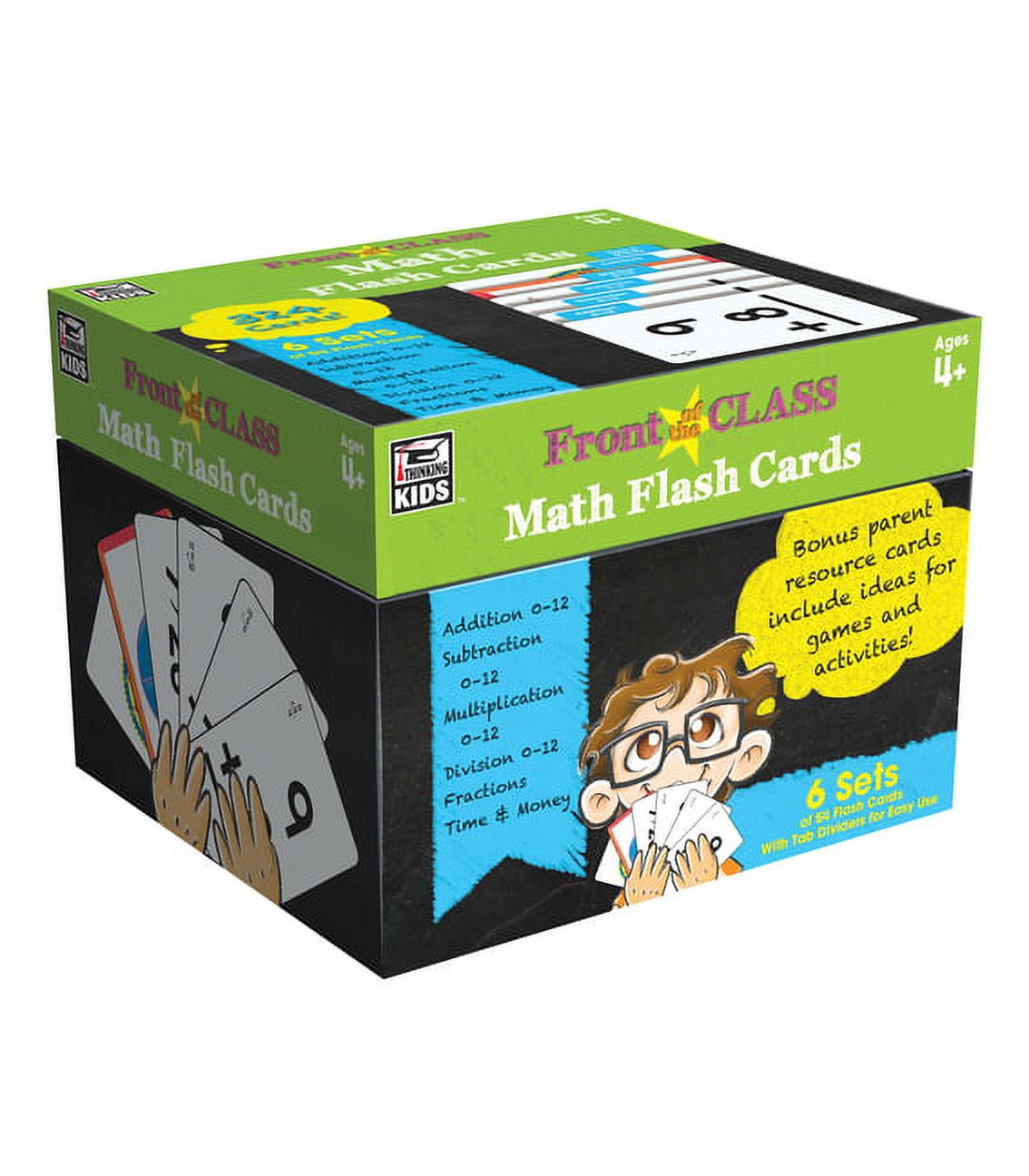 Front of the Class: Math Flash Cards, Ages 4 - 8 (Other) - Walmart.com