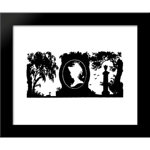 Front page to 'Three Fables of Krylov' 20x24 Framed Art Print by Narbut, Heorhiy