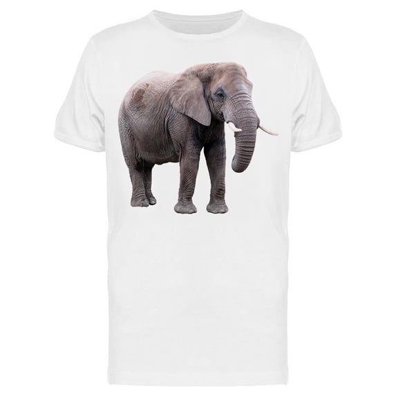 Front,side African Elephant Tee Men's -Image by Shutterstock