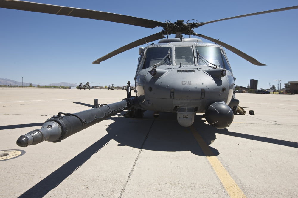 Front view of a HH-60G Pave Hawk helicopter Canvas Art - Terry MooreStocktrek Images (18 x 12)