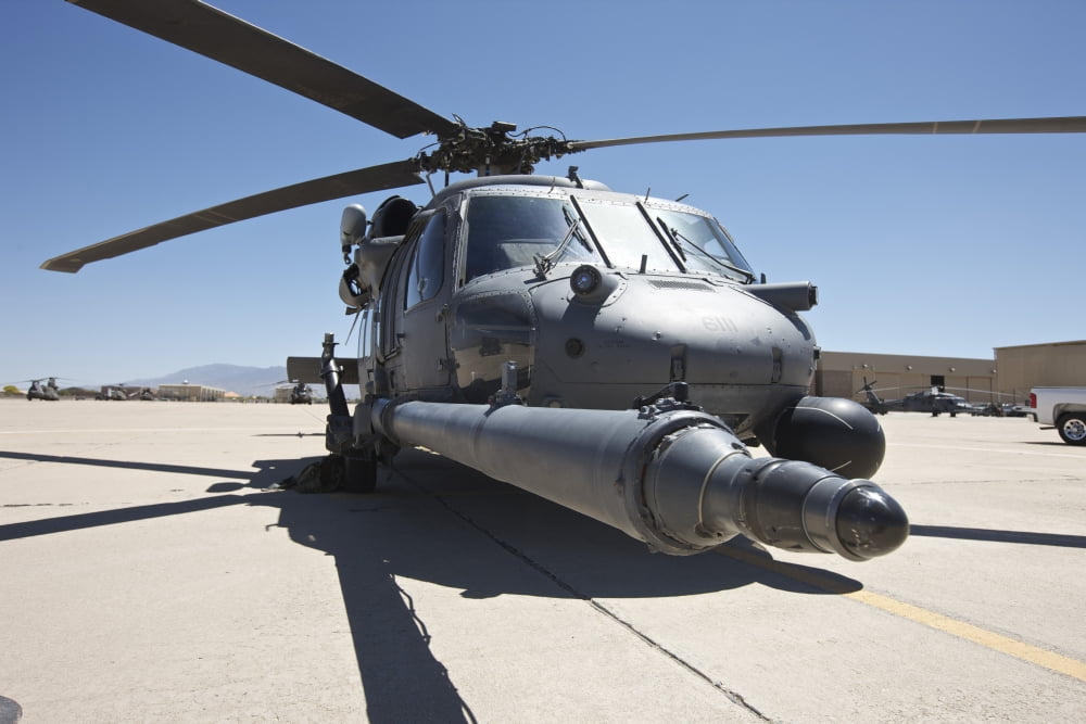 Front view of a HH-60G Pave Hawk helicopter Canvas Art - Terry MooreStocktrek Images (18 x 12)