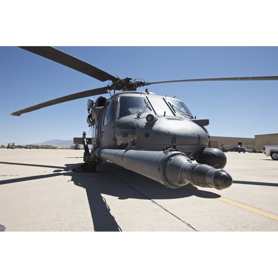 Front view of a HH-60G Pave Hawk helicopter Poster Print