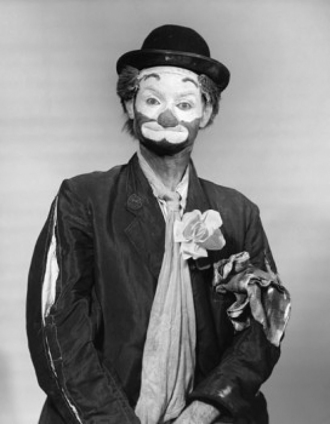 Front view of a man in a clown costume Canvas Art - (18 x 24)