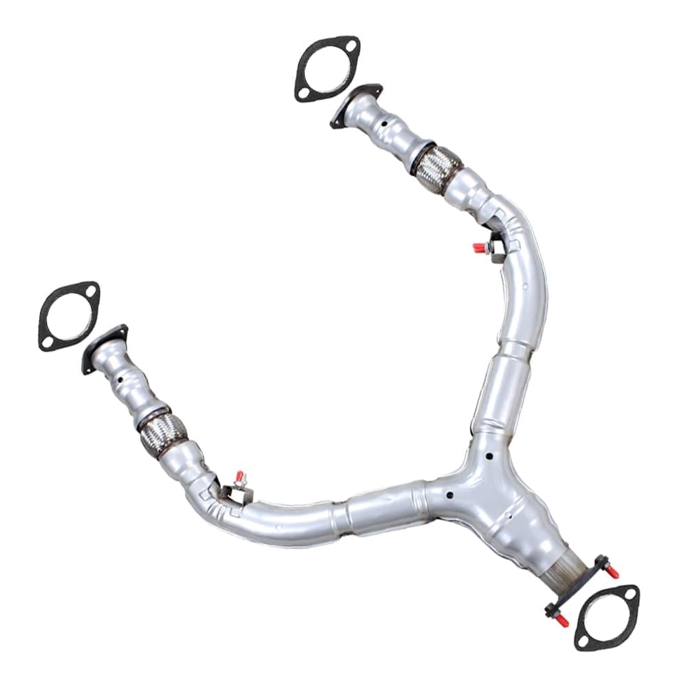 Stainless Steel Exhaust Front Flex Y Pipe Fits 2013 Infiniti EX37 3.7L & 2008-2012 EX35 3.5L - Direct Fit (RWD Models Only)