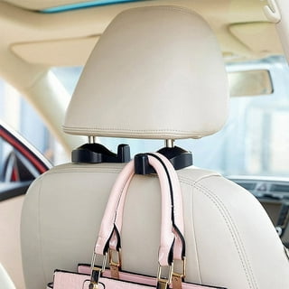 SYGA Car Seat Headrest Hook for Handbag Purse Coat, Universal fit for  Vehicle Car, Black - 2 Pcs