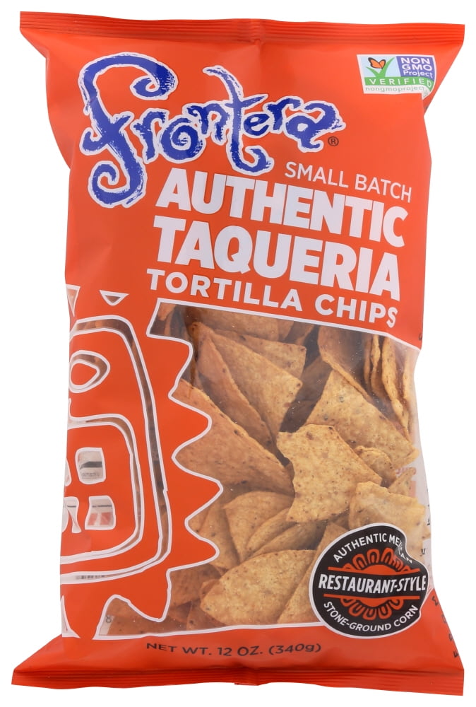 Frontera Authentic Taqueria Tortilla Chips, Thick And Crunchy, 12 Oz.