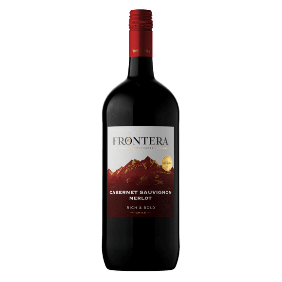 Frontera Cabernet Sauvignon/Merlot Red Wine Chile, 1.5 L Bottle, 12% ABV