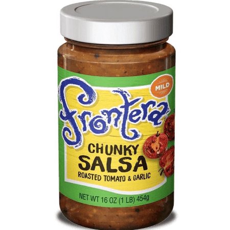 Frontera Chunky Salsa Mild Roasted Tomato & Garlic 16 oz Pack of 4