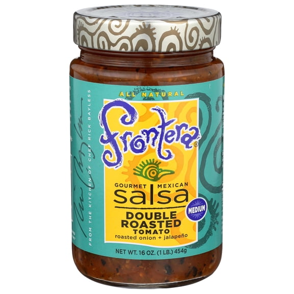 Frontera Double Roasted Salsa, 16-Ounce Units (Pack of 6)